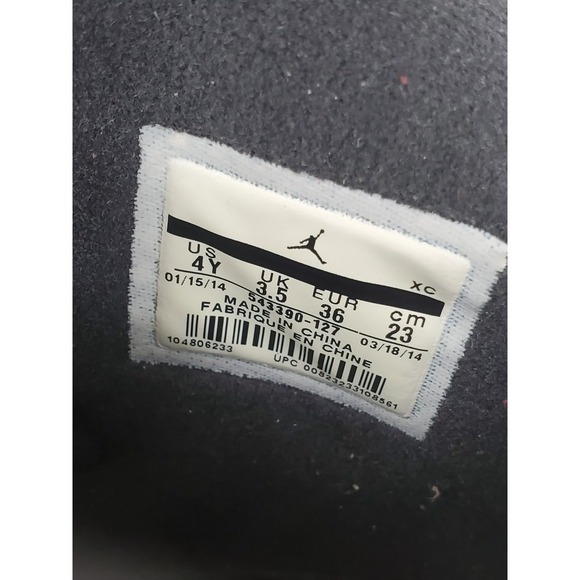 Air Jordan 6 Retro Grape Athletic Shoes Youth 4Y Womens 5.5 Purple White Sneaker - Picture 3 of 16